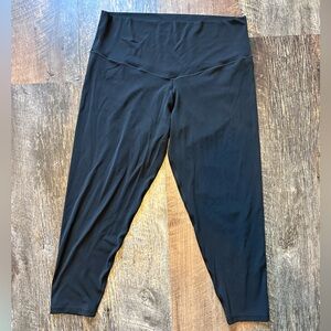 Aerie OFFLINE Black Leggings XXL 7/8 Length High Rise